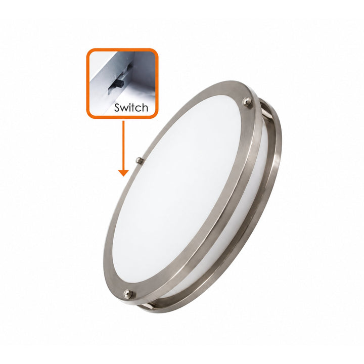 12″ Slim Flush Mount 15W 1200LM 3CCT(3000K/4000K/5000K Changeable)
