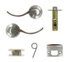 PASSAGE LOCK (ACCENT WAVE) SATIN NICKEL