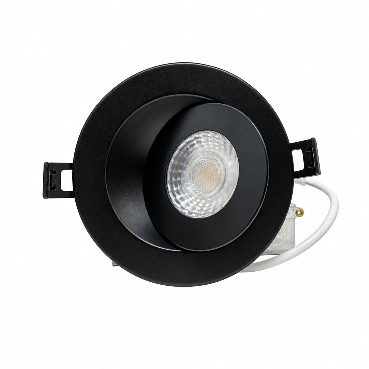 Green Lux 4" LED Gimbal Downlight 3CCT Selectable Dimmable (Black Finish)