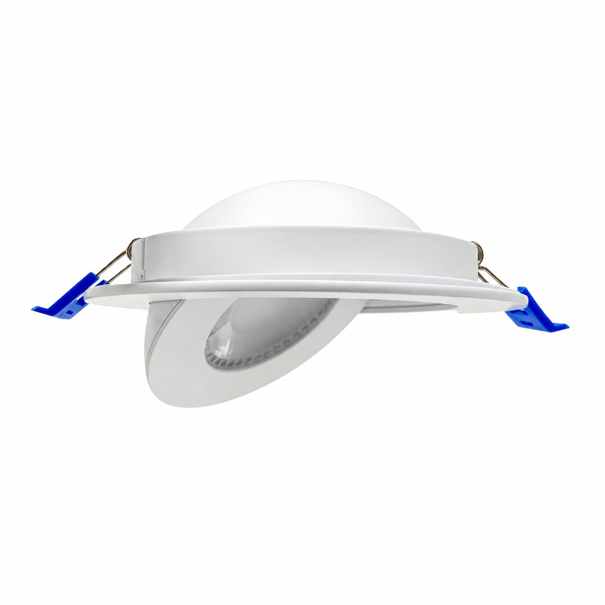 4" Round Gimbal LED Slim panel, Dimmable, 9W, 860LM, (5CCT SWITCHABLE)  2700K-3000K-3500K-4000K-5000K, Airtight with junction box (WHITE TRIM)