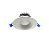 4" Round Baffle LED RECESSED LIGHT, 12W, 830LM, (5CCT SWITCHABLE 2,700K-3,000K-3500K-4000k-5000k, AIRTIGHT WITH JUNCTION BOX (White Trim)