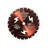 7-1/4'' RED CARBIDE-TIPPED SAW BLADE (24 TEETH)