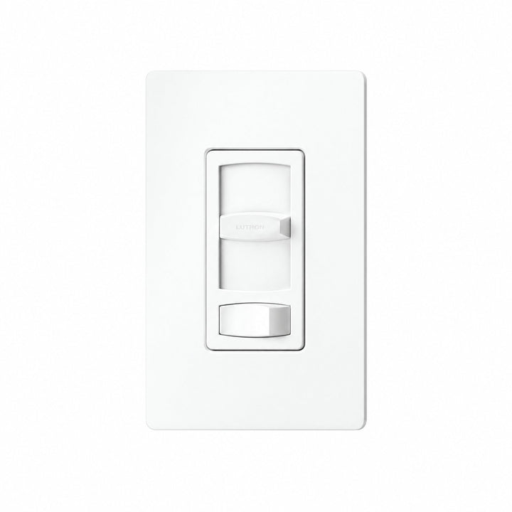 Lutron CTCL-153PH-WHC Contour CFL/LED Electrical Distribution Product, Small, White Dimmer - Reno Supplies