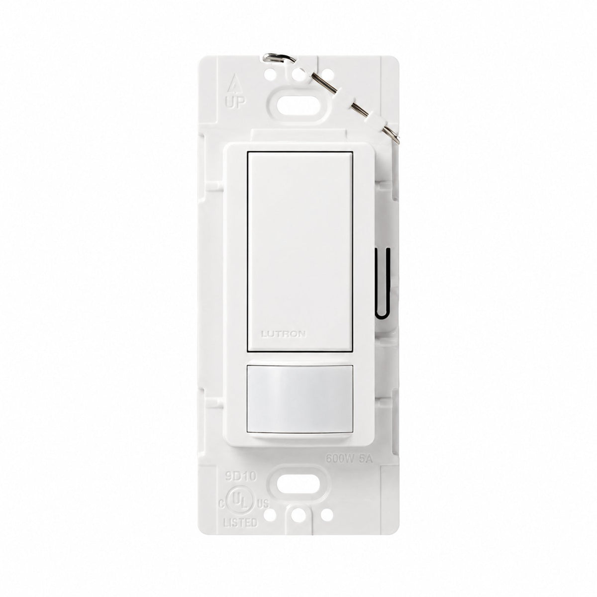 Lutron MS-OPS5M-WH Maestro Sensor Switch, 5-Amp, No Neutral Required, Single-Pole or Multi-Location, White - Reno Supplies