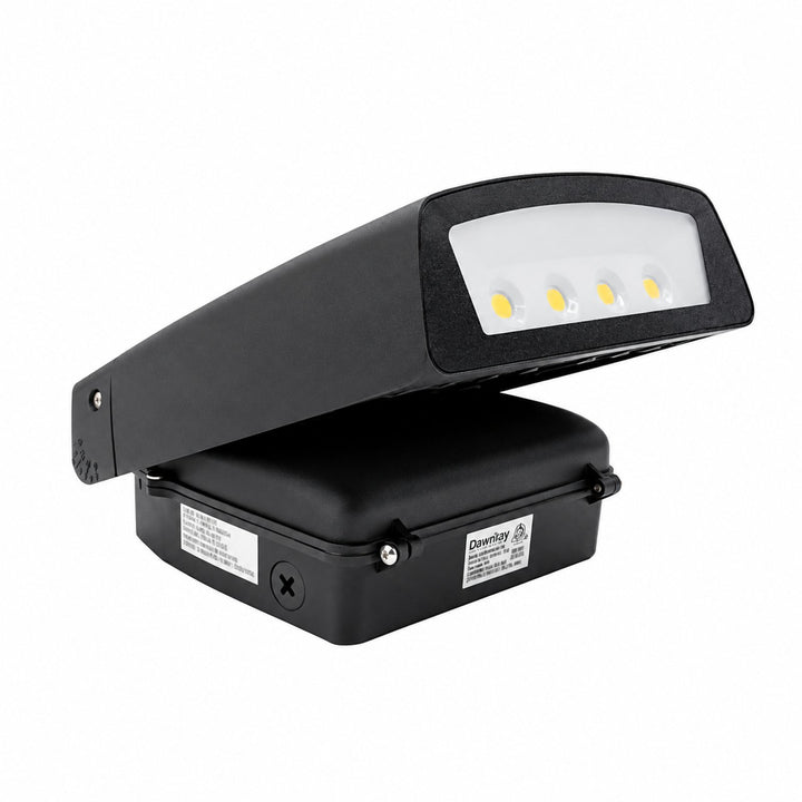 DawnRay 70W LED Wall Pack Light,100-277VAC, 7,500LM, IP65 Waterproof Outdoor Lights with Adjustable Head, Suitable for Wet Location, 4000K Cool White
