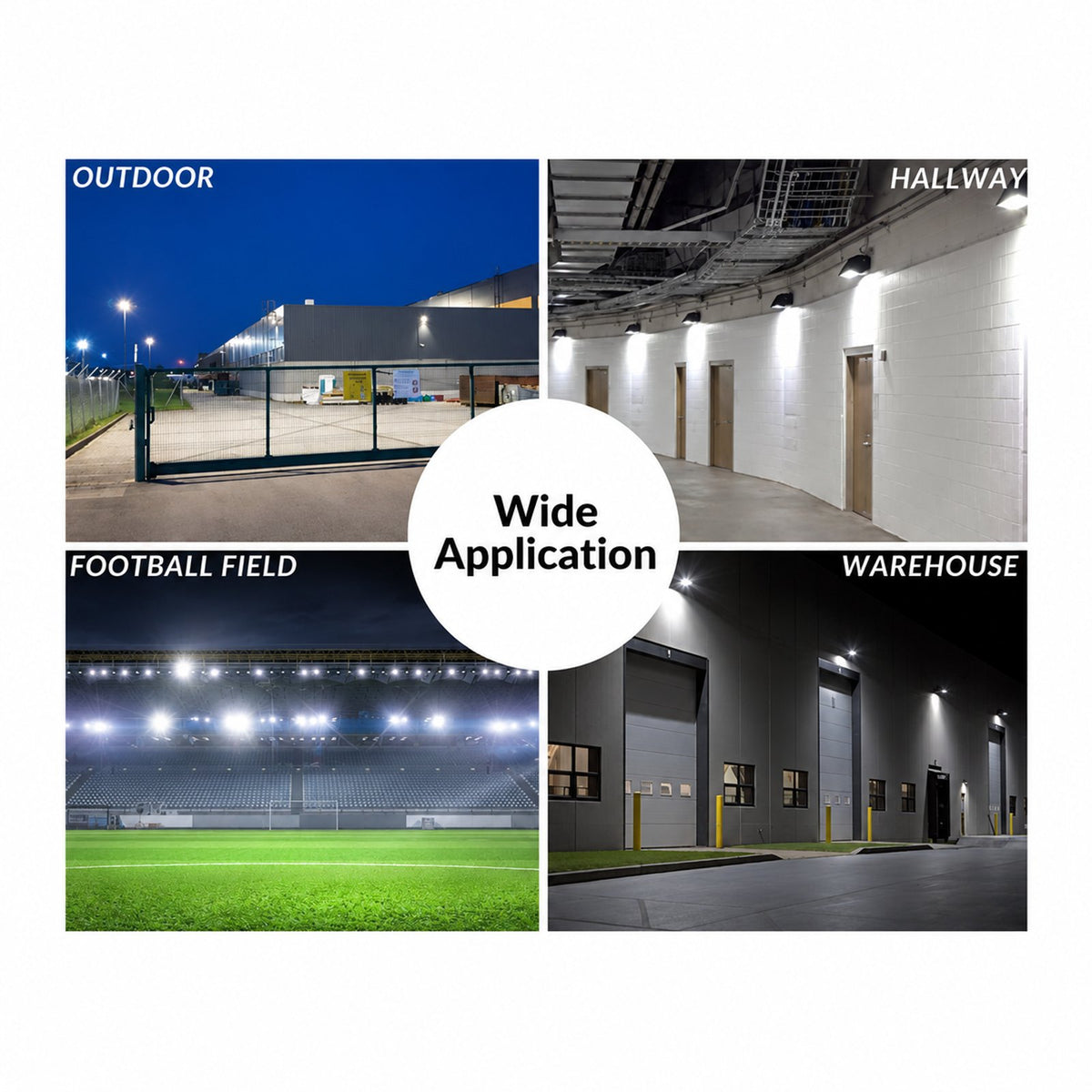 DawnRay 70W LED Adjustable Wall Pack (347-480V)