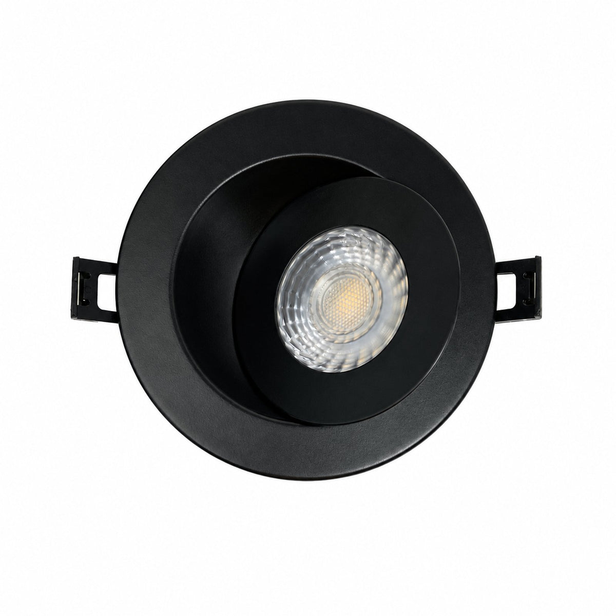Green Lux 4" LED Gimbal Downlight 3CCT Selectable Dimmable (Black Finish)
