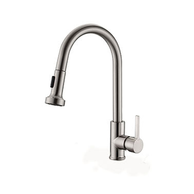 Single-Handle Pull-Down Sprayer Kitchen Faucet in CHROME - Reno Supplies