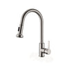 Single-Handle Pull-Down Sprayer Kitchen Faucet in CHROME