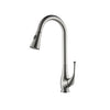 Single-Handle Pull-Down Sprayer Kitchen Bar Faucet in CHROME