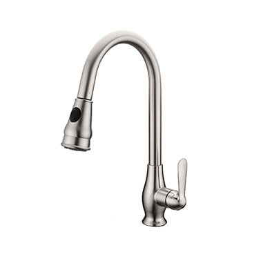 Single-Handle Pull-Down Sprayer Kitchen Bar Faucet in CHROME - Reno Supplies