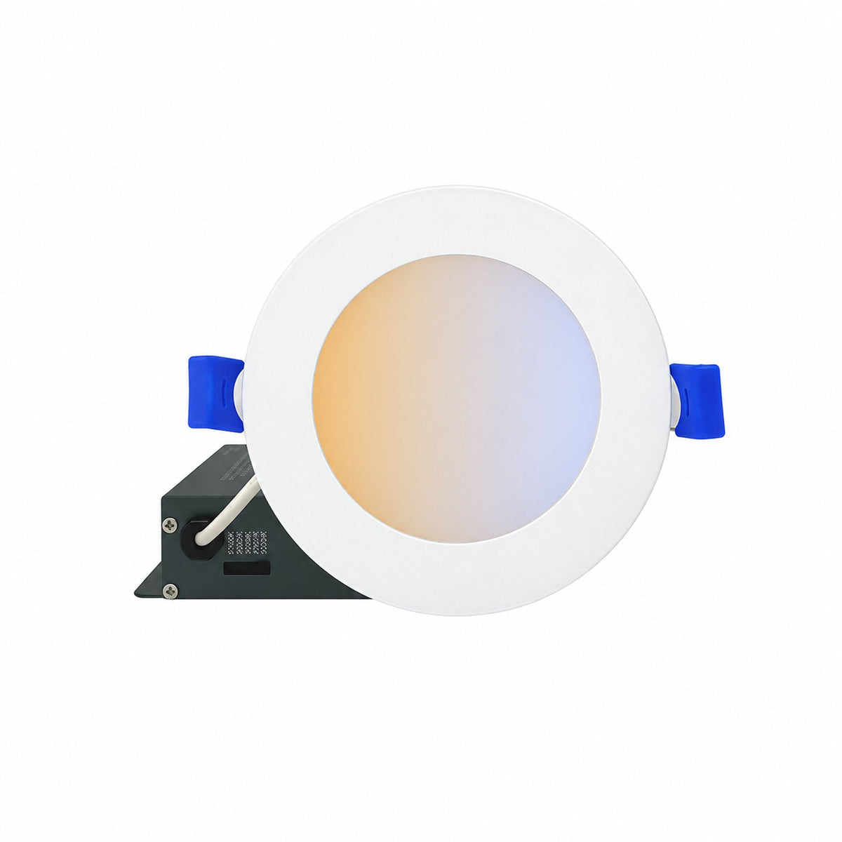 4" ROUND SUPER-THIN LED SLIM PANEL, DIMMABLE, 12W, 1100LM (5CCT SWITCHABLE) 2700k-3000K-3500k-4000K-5000K, AIRTIGHT WITH JUNCTION BOX