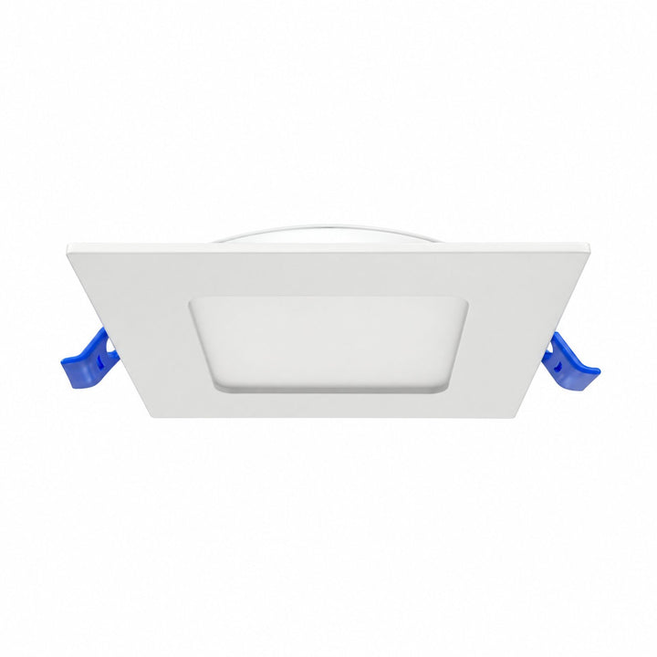 4" SQUARE SUPER-THIN LED SLIM PANEL, DIMMABLE, 12W, 870LM (5CCT SWITCHABLE)2700K-3000K-3500K-4000K-5000K, AIRTIGHT WITH JUNCTION BOX