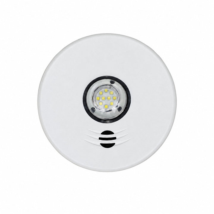 Kidde P4010ACLEDSCA 2-in-1 integrated 120 V AC wire-in Smoke Alarm with LED strobe light 10-Year sealed battery backup - Reno Supplies