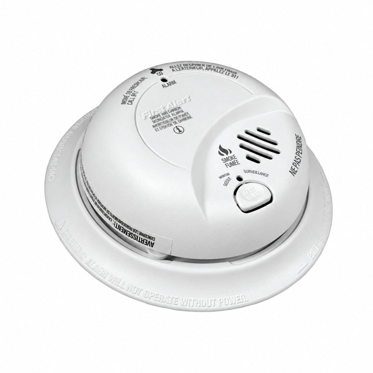 BRK 120V AC Smoke Alarm with battery back-up - 9120BA - Reno Supplies