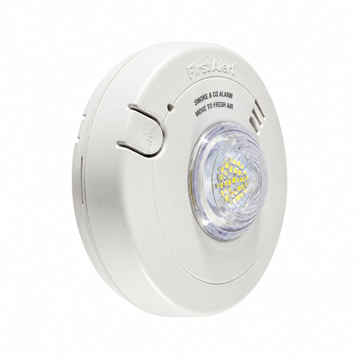 BRK 3-in-1 120V AC Smoke & Strobe  & Carbon Monoxide Alarm with LED Strobe and 10-Year Sealed Lithium Battery Backup - Reno Supplies