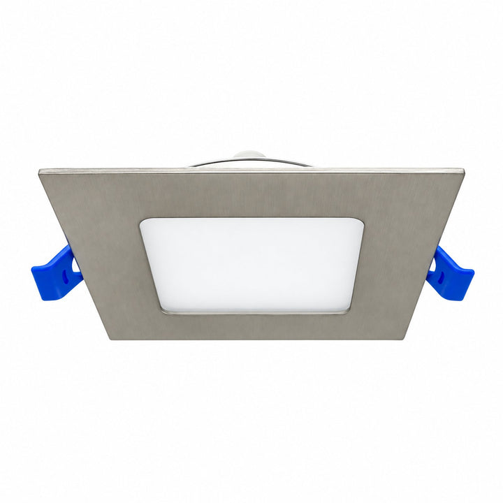 4" SQUARE SUPER-THIN LED SLIM PANEL, DIMMABLE, 12W, 750LM (3CCT SWITCHABLE) 3000K-4000K-5000K, AIRTIGHT WITH JUNCTION BOX