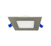 4" SQUARE SUPER-THIN LED SLIM PANEL, DIMMABLE, 12W, 750LM (3CCT SWITCHABLE) 3000K-4000K-5000K, AIRTIGHT WITH JUNCTION BOX